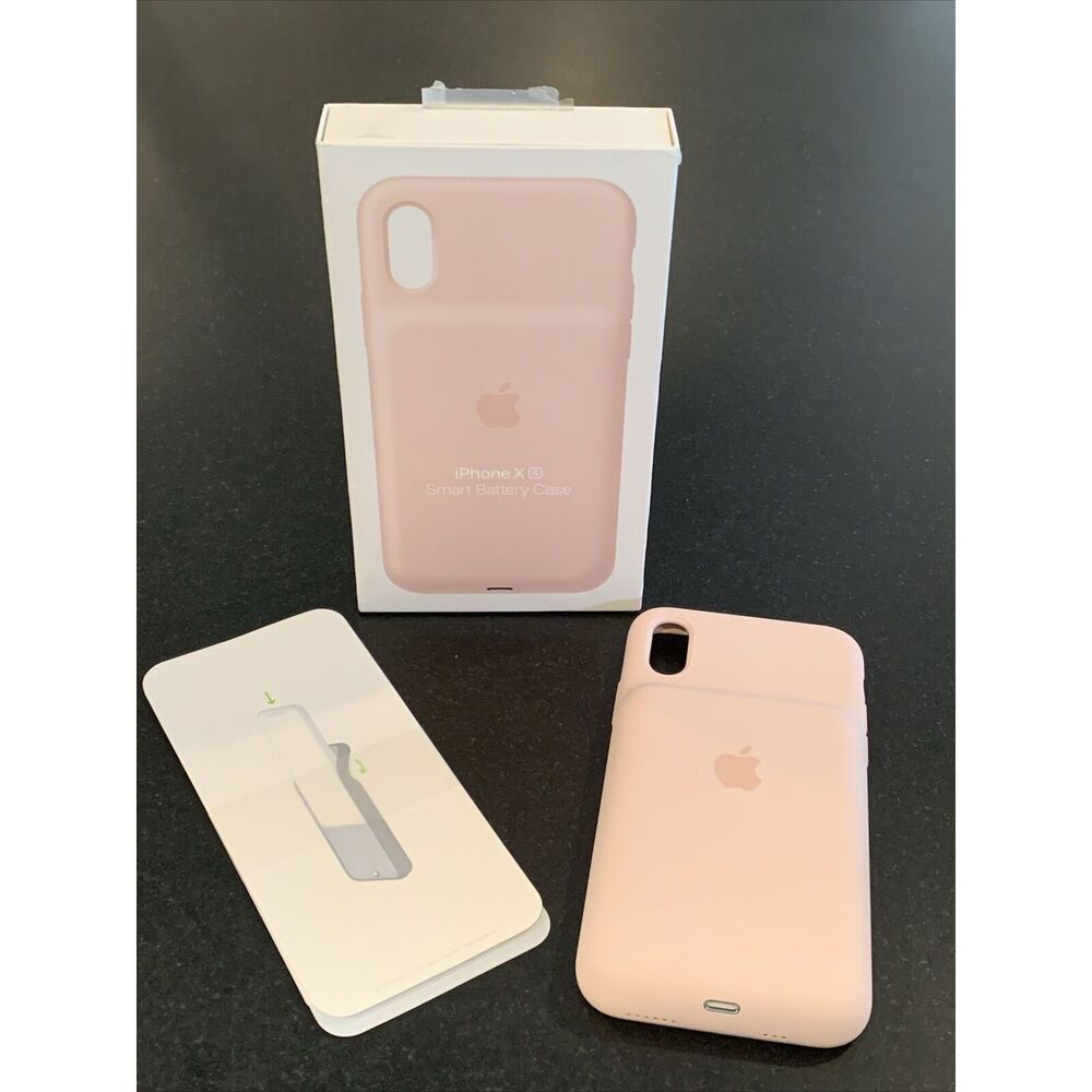 Apple Smart Battery Case for iPhone XS – Pink Sand, Model MVQP2LL/A, Not Working